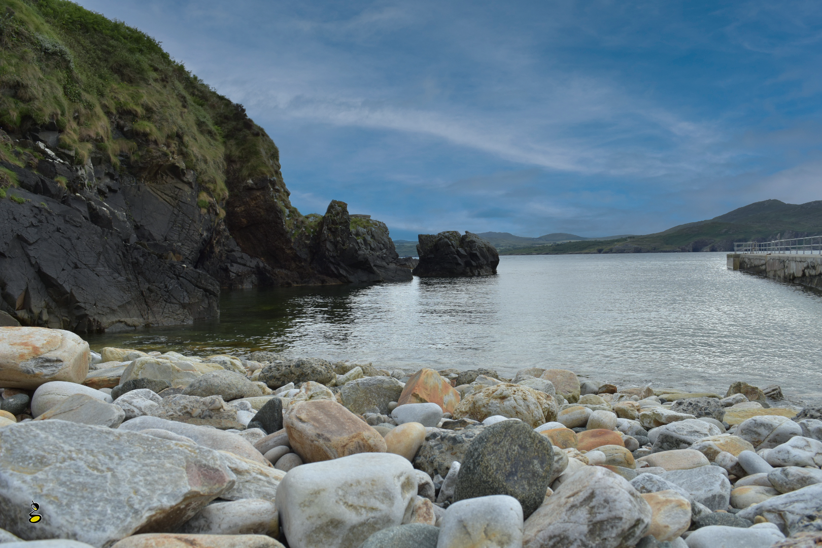The Pier at Dunree fine art print